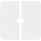 Ekena Millwork Lucan Architectural Grde PVC Contemporary Ceiling Medallion, Two Piece, 24"OD x 3"ID x 8 1/4"C x 1"P CMP24LN2-03000 - alternate 2